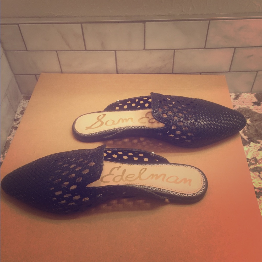 Sam Edelman Basket Weave Flats Sandals